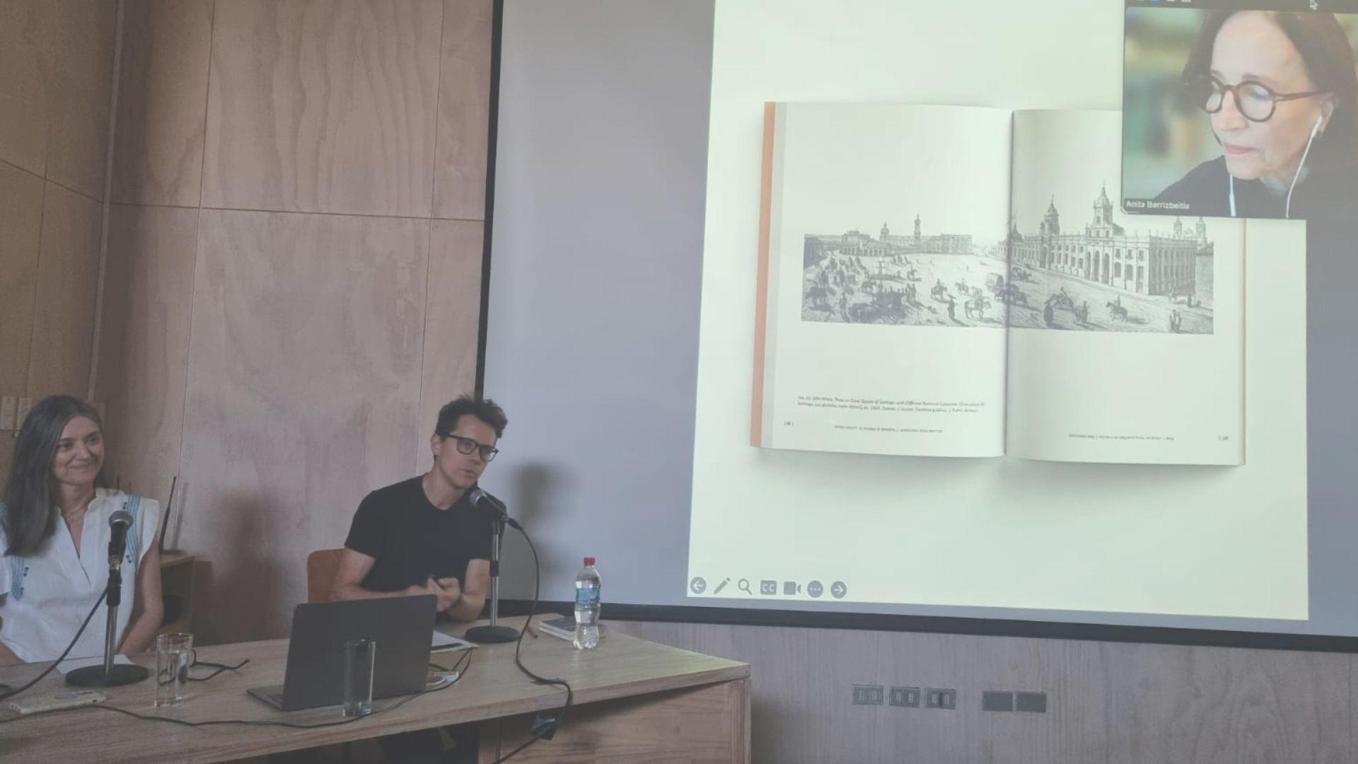 Profesor Tomás Folch presentó libros de dos destacadas arquitectas del paisaje