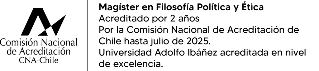 Magíster en Filosofía Política y Ética 