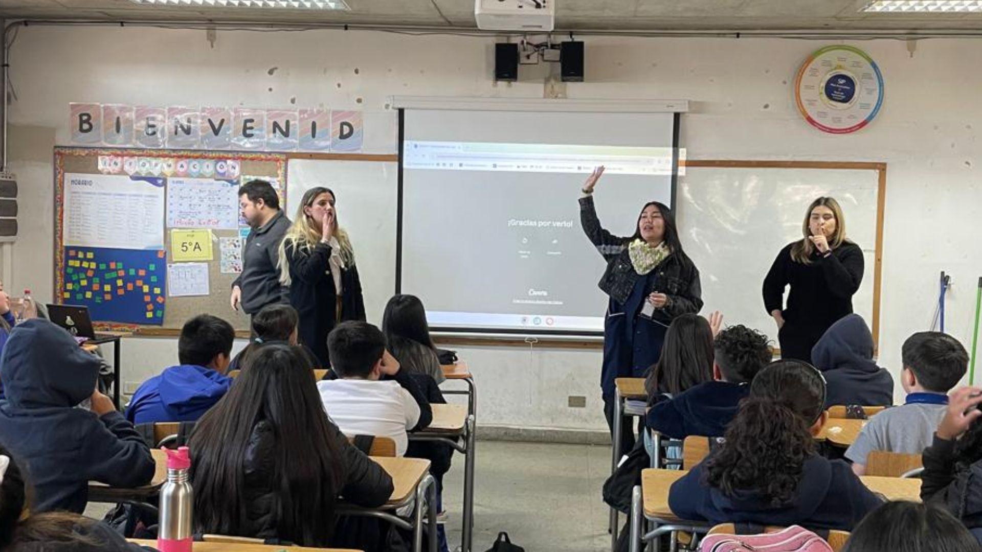 Taller ENTREN-F: un viaje hacia la salud integral en escolares