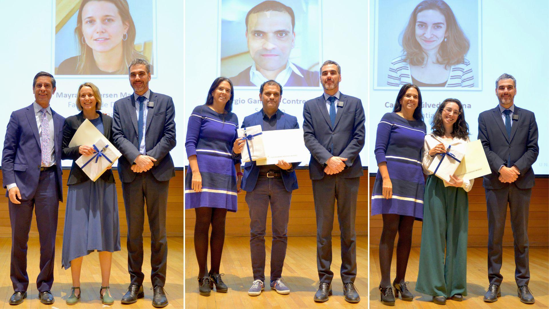 Tres académicos de Derecho son reconocidos por su excelencia y trayectoria en el Día UAI 2025