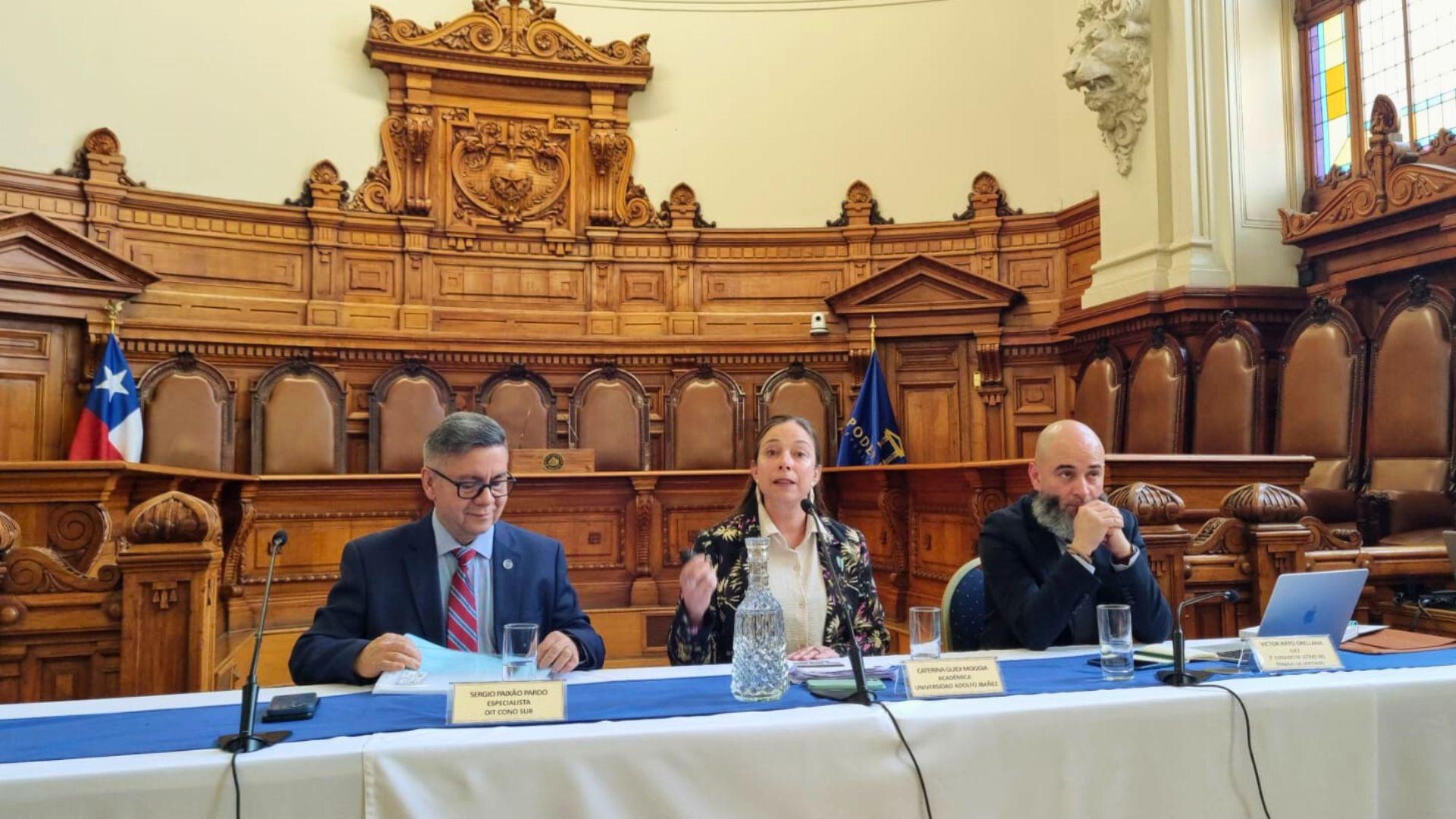 Académica UAI Caterina Guidi expone en seminario sobre Derecho Internacional del Trabajo