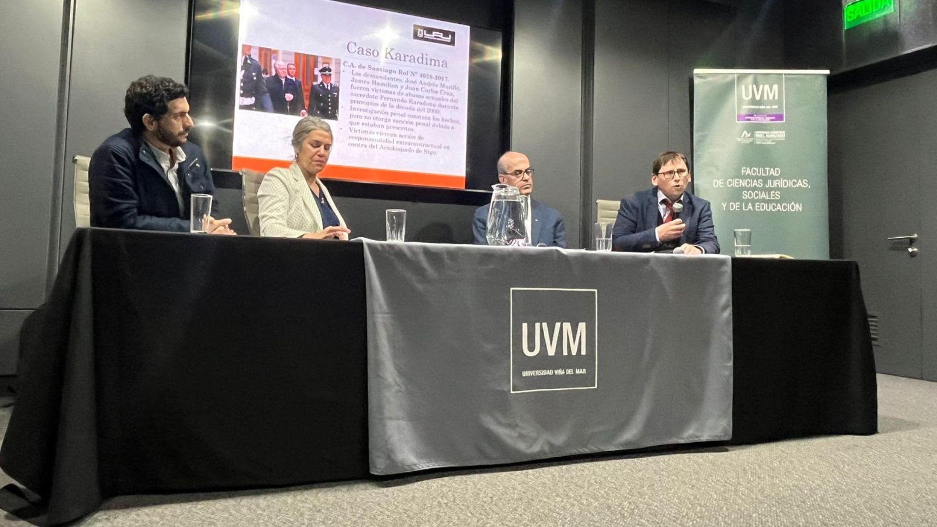 Académicos del campus Viña del Mar participan en Seminario de Derecho Civil y actualidad jurídica