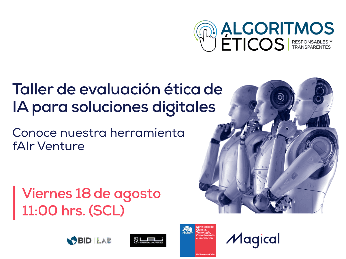 Workshop gratuito para startups: evaluación ética de soluciones de IA con herramienta fAIr Venture