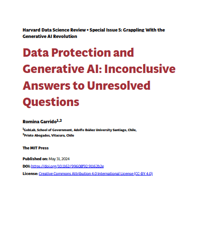 Data Protection and Generative AI: Inconclusive Answers to Unresolved Questions