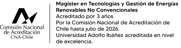 Magíster en Tecnologías y Gestión de Energías Renovables