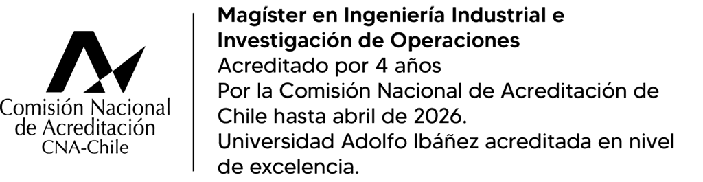 Magíster en Ingeniería Industrial e Investigación de Operaciones