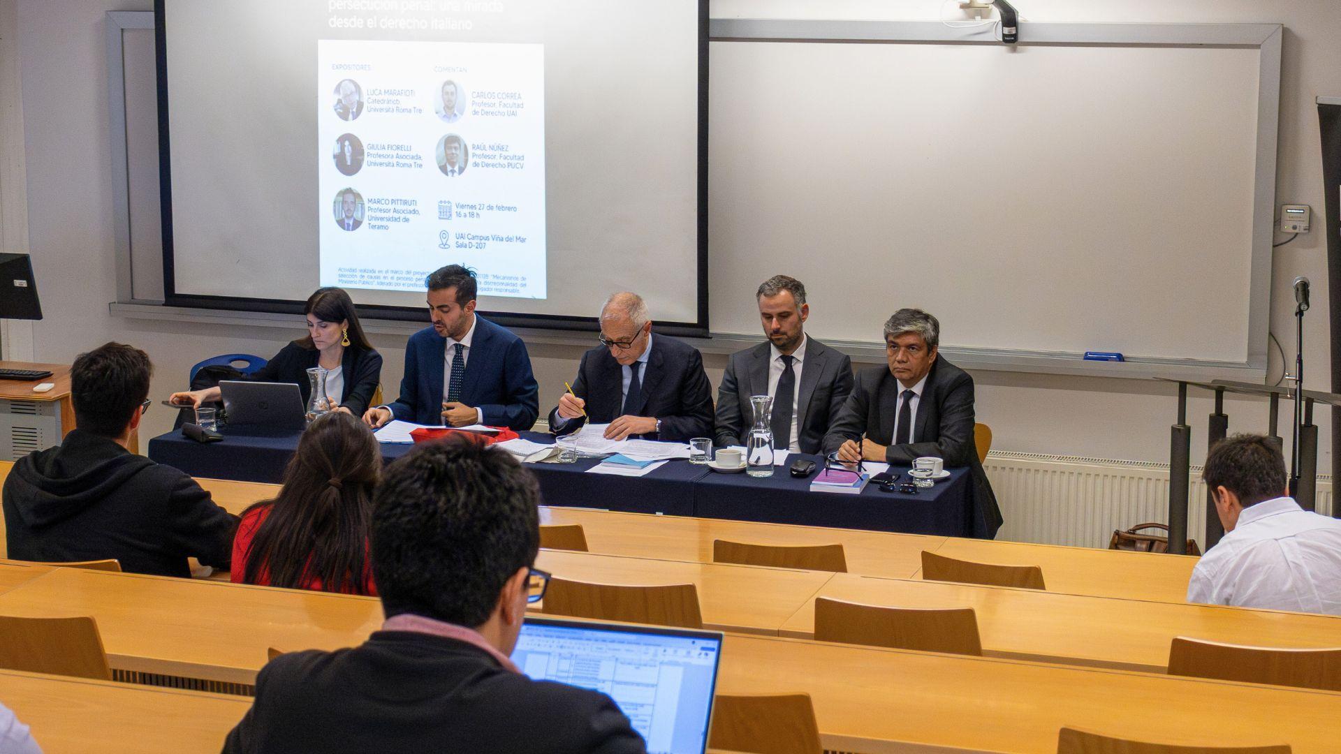 Seminario internacional abordó desafíos de la persecución penal desde la experiencia italiana