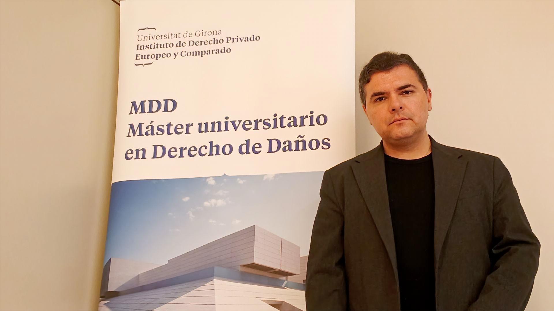 Profesor Esteban Pereira fue profesor visitante en la Universidad de Girona, España