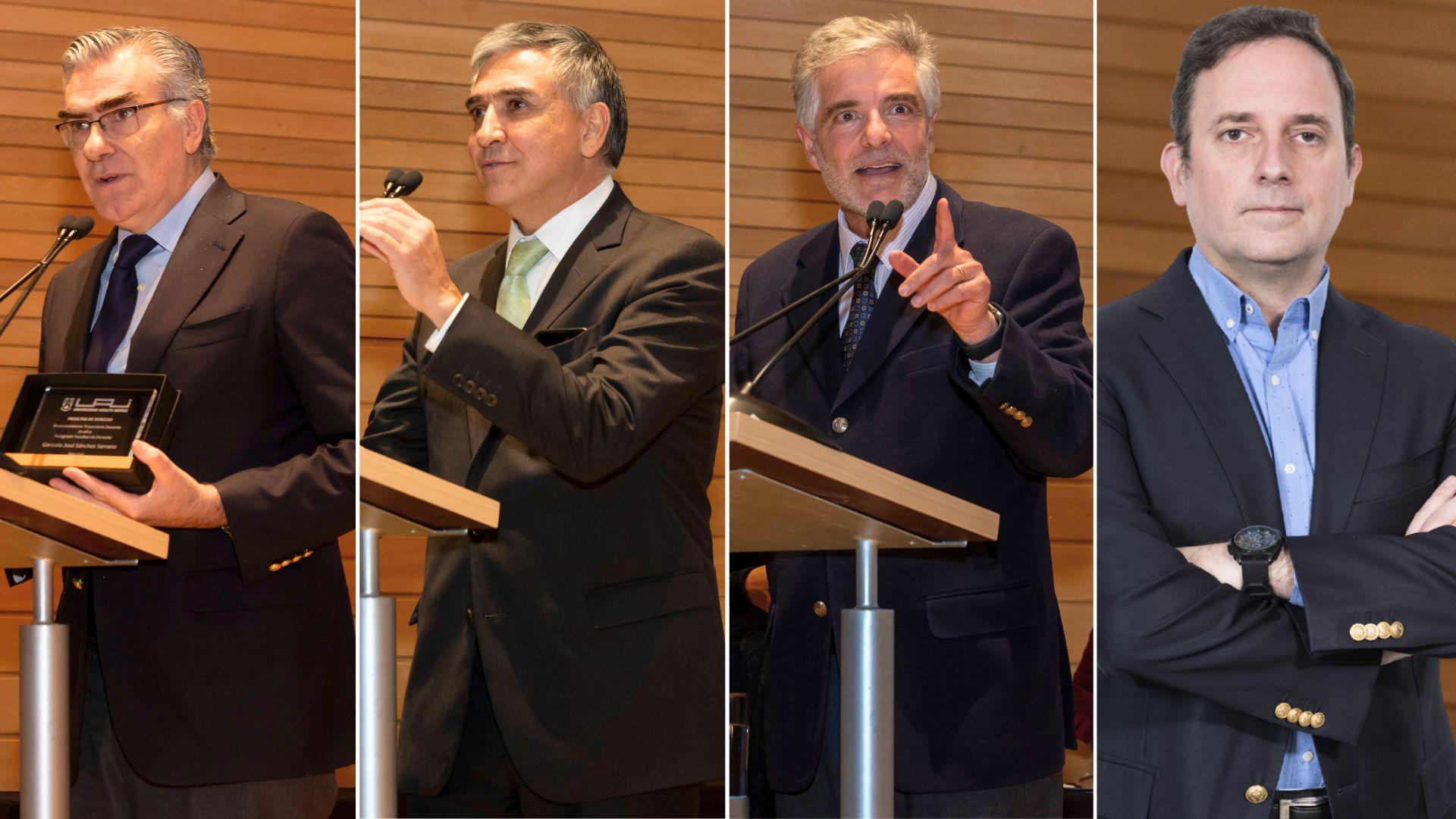 Facultad de Derecho UAI reconoce a profesores de magíster por 20 años de docencia