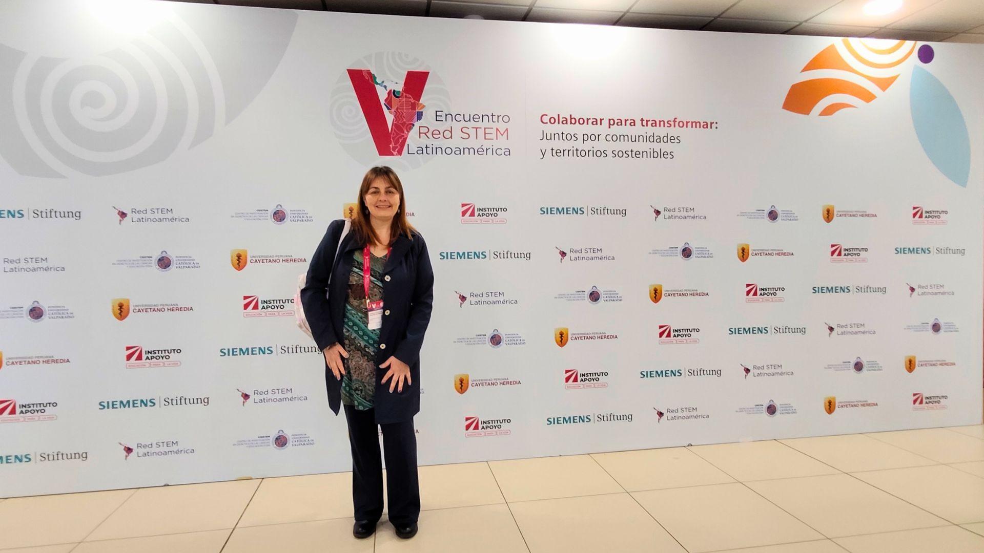 Carola Millán participó en el V Encuentro de la Red STEM Latinoamérica en Lima
