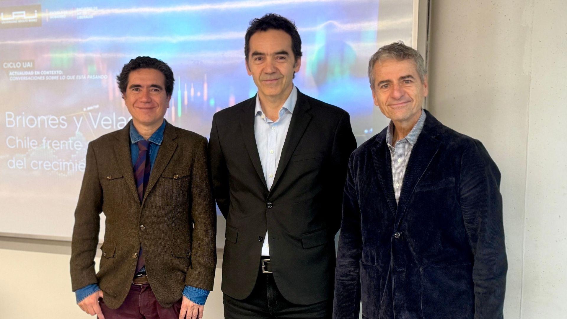 Briones y Velasco analizan los desafíos del crecimiento económico y la confianza en Chile