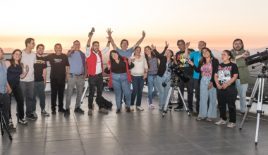 Académicos UAI acercan la astronomía a estudiantes y profesores de Peñalolén